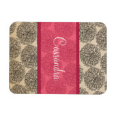 Rosa Vintages Zinnia Premium Magnet (Horizontal)