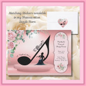 Rosa Viola/Geige Konzertveranstaltung Einladung