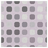 Rosa Violet Lila Square Art Muster Stoff (Nahaufnahme)