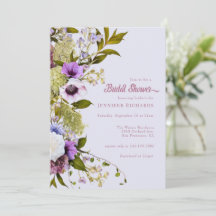 Rosa violette Blumen | Bloom Bridal Shower