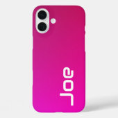 Rosa-violette Farbe - Personalisiert mit Ihrem Nam Case-Mate iPhone Hülle (Rückseite)