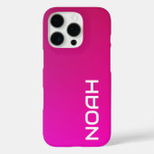Rosa-violette Farbe - Personalisiert mit Ihrem Nam Case-Mate iPhone Hülle (Rückseite)