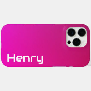 Rosa-violette Farbe - Personalisiert mit Ihrem Nam iPhone 16 Pro Max Hülle