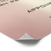 Rosa violette Haut Makeup Augen Lashes Preise Poster (Ecke)