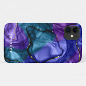 Rosa violette Regenbogenfarbe Case-Mate iPhone Hülle (Rückseite (Horizontal))