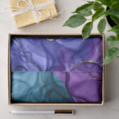 Rosa violette Regenbogenfarbe Seidenpapier (Geschenk)
