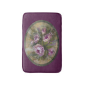 Rosa / violette Rosen Badematte (Vorderseite Vertikal)