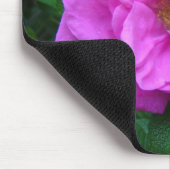 rosa, violette Rosenblume Mousepad (Ecke)