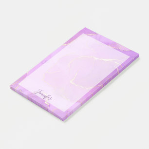 Rosa violette und glitzernde Ombre-Muster-Post-it- Post-it Klebezettel