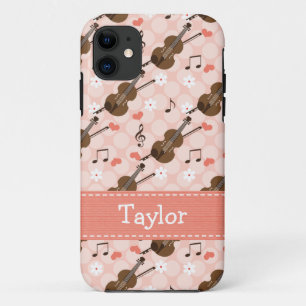 Rosa Violine iPhone 11 Hülle