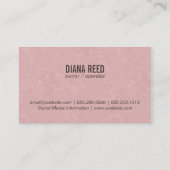 rosa visitenkarte (Rückseite)