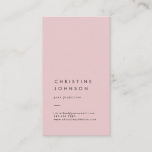 rosa Visitenkarte