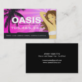 Rosa Visitenkarte (Vorne/Hinten)