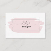 Rosa Visitenkarte (Vorderseite)