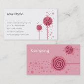 Rosa Visitenkarte (Vorne/Hinten)