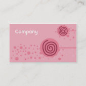 Rosa Visitenkarte (Rückseite)