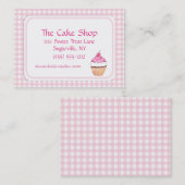 Rosa Visitenkarte (Vorne/Hinten)