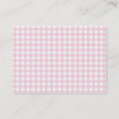 Rosa Visitenkarte (Rückseite)