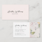 Rosa Visitenkarte (Vorne/Hinten)