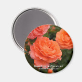 Rosa Vive les Vacances! Magnet (Vorderseite/Rückseite)