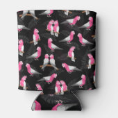 Rosa-Vogelgalah-Kakadu-Muster Dosenkühler (Rückseite)