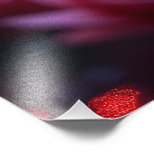 Rosa Vogelnest unter dem Blitzstrahl - surreal Fotodruck (Ecke)