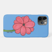 Rosa Vollblüte Case-Mate iPhone Hülle (Rückseite (Horizontal))
