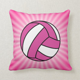 Rosa Volleyball Kissen