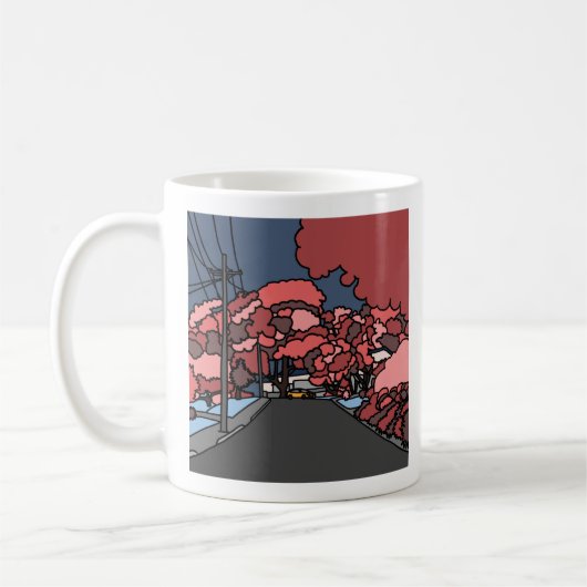 Rosa Vorurbia-Tasse Kaffeetasse (Links)