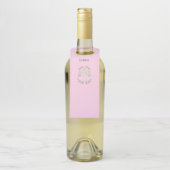 Rosa Waage, Sternzeichen, Sternbild Flaschenanhänger (Auf Flasche)