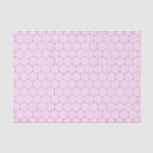 Rosa Wabenmuster (Design 42 Pink Serie) Seidenpapier