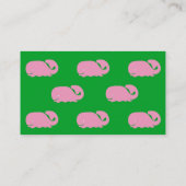 Rosa Wal-Mädchen-Telefonkarte Telefonnummerkarte (Rückseite)