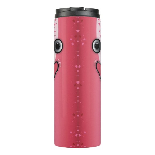 Rosa Wal Thermosbecher (Rückseite)