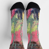 Rosa Wald Socken (Oben)