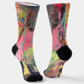 Rosa Wald Socken (Gewinkelt)
