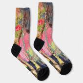 Rosa Wald Socken (Rechts)