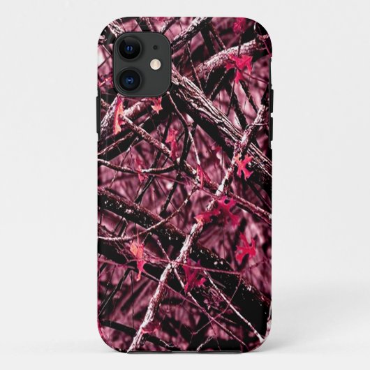 Rosa WaldCamouflage Case-Mate iPhone Hülle (Rückseite)