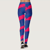 Rosa Wale Leggings (Rückseite)