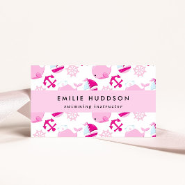 Rosa Wale, Schwimmlehrer, Schwimmlehrer Visitenkarte