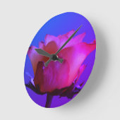 Rosa Wand-Uhr Runde Wanduhr (Winkel)