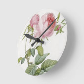 Rosa Wand-Uhr Runde Wanduhr (Winkel)