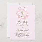 Rosa Wappen Einladung (Vorderseite)