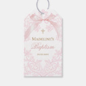 Rosa Wappen | Taufe Geschenkanhänger (Vorderseite)