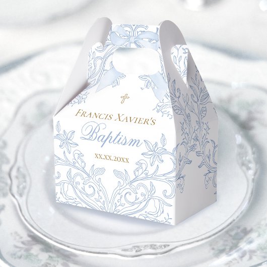 Rosa Wappen | Taufe Geschenkschachtel