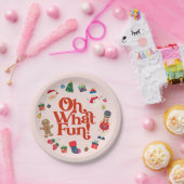 Rosa Was Spaß Weihnachten Weihnachten Weihnachten Pappteller (Party)