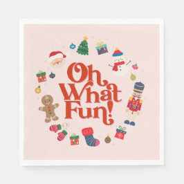 Rosa Was Spaß Weihnachten Weihnachten Weihnachten  Serviette