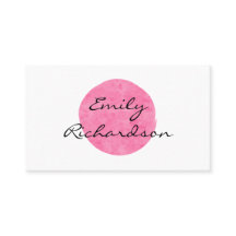 Rosa Wasser-Farbmodernes doppelseitiges