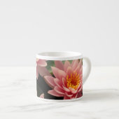 Rosa Wasser-Lilie Espressotasse (Vorderseite Rechts)