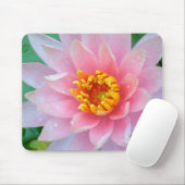 Rosa Wasser-Lilie Mousepad (Mit Mouse)