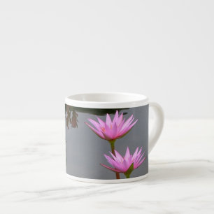 Rosa Wasser-Lilien Espressotasse